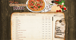 Desktop Screenshot of oreganopizza.eu