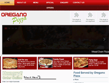 Tablet Screenshot of oreganopizza.net